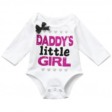 Baby Girl Long Sleeve Bodysuit Daddy's Little Girl